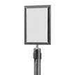 Sign holder A4 for barrier post